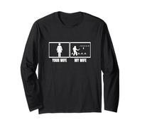 Viking Chess Votre Femme, ma Femme, Mon Mari, Funny Kubb Manche Longue