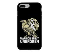 Viking Combat Le Cancer du poumon - Esprit Guerrier Nordique ininterrompu Coque pour iPhone 7 Plus/8 Plus