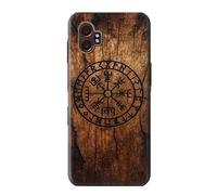Viking Compass Wood Etui Coque Housse pour Samsung Galaxy XCover7 Pro