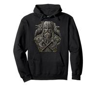 Viking De Pierre Corbeau Gardien Guerrier Nordique Art Sweat à Capuche