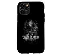 Viking de Sang américain de Naissance Norse US Warrior Coque pour iPhone 11 Pro