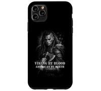 Viking de Sang américain de Naissance Norse US Warrior Coque pour iPhone 11 Pro Max