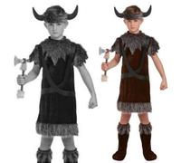 HENBRANDT Enfants Garçons Viking Déguisement Guerrier Monde Livre Jour Costume M 7-9 Ans