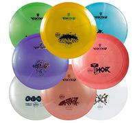 Viking Discs Armor Disc Golf Set - 8 Disques Frisbee pour Toutes Les Distances, Approuvés par la PDGA - Sports de Plein air pour Adultes et Enfants, Putter, Mid-Range, Fairway Driver, Distance Driver