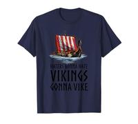 Viking Dragon Ship - Vikings Gonna Vike - Histoire médiévale T-Shirt