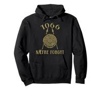 Viking England History Naefre Forgyt 1066 Never Forget Funny Sweat à Capuche
