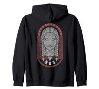 Viking Femme Energie Courage Force Runes Symboles Nordiques Sweat à Capuche