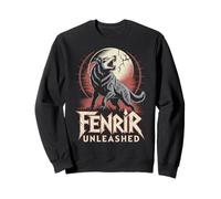 Viking Fenrir Wolf Mythologie Nordique Celtique Nordique Sweatshirt