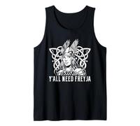 Viking Freyja Norse Déesse Chat Chariot Mythologie Symbole Débardeur