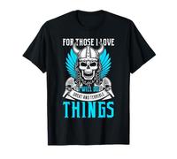 Viking Guerrier Amour Citation Mythologie Norse Casque Art T-Shirt