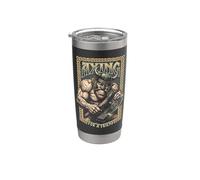 Viking Hache Berserker drôle Axing For A Friend Warrior Gobelet isotherme en acier inoxydable double paroi