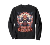 Viking Halloween - Berserker Citrouille Nordique Sweatshirt