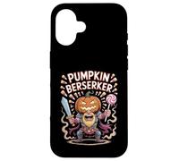 Viking Halloween - Citrouille Mignonne Berserker Viking Coque pour iPhone 16