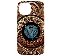 Viking Huginn and Muninn - Valhalla Norse Mythology Oseberg Coque pour iPhone 15