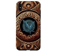 Viking Huginn and Muninn - Valhalla Norse Mythology Oseberg Coque pour iPhone XS Max
