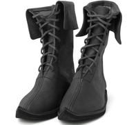 Viking Knight Bottes à Lacets avec Lacets Plats Hommes Bottes Mi-Mollet, 38, Men: 44 inch