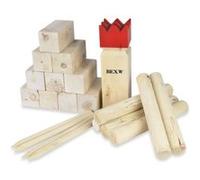 Viking Kubb Original (Roi rouge 30cm) Ivoire G