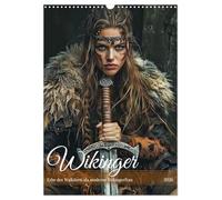 Viking - L'héritière des Walkyries en femme viking moderne, Version française (Calendrier mural 2026 DIN A3 portrait), Calendrier CALVENDO mensuel