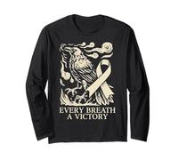 Viking Lutte Contre Le Cancer du poumon - Norse Every Breath A Victory Manche Longue