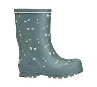 viking Mixte enfant Jolly Print Botte de pluie, Bluegreen White, 35 EU Large