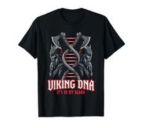 Viking Mythologie Nordique Guerrier Sang Héritage Hélice ADN T-Shirt