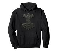 Viking Norse Mythology: Thor Hammer Mjolnir Symbole Sweat à Capuche