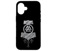 Viking Norse Mythology: Valknut Valhalla Coque pour iPhone 16