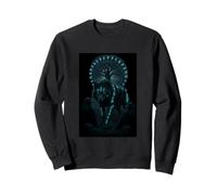 Viking Odin Hugin & Munin Vegvisir Cadeaux Viking Loup Sweatshirt