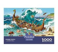 Viking Pirates Se connecter Puzzle en Bois Imperméable Puzzles De 1000 Pièces pour Adultes Cadeaux Impossible De Décoration pour La Maison
