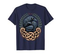 Viking Raven Huginn & Muninn Norse Celtic Retro Mystical T-Shirt