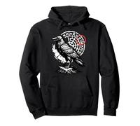 Viking Raven Messenger Nœud Celtique Nordique Sweat à Capuche