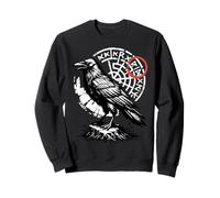 Viking Raven Messenger Nœud Celtique Nordique Sweatshirt