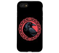 Viking Raven Odin Huginn Muninn Runic Circle Norse Mythology Coque pour iPhone SE (2020) / 7/8