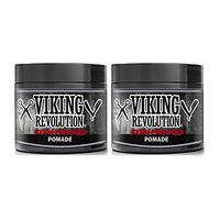 Viking Revolution Extreme Hold Pomade for Men - Style & Finish Your Hair (2 Pack)