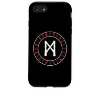 Viking Rune Mannaz Cercle runique Mythologie Nordique Celtique Coque pour iPhone SE (2020) / 7/8