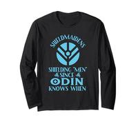 Viking Shieldmaidens protégeant Les Hommes Depuis Odin Knows When Manche Longue