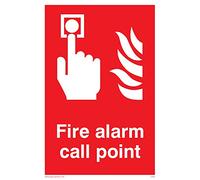 Viking Signs Fv341-a6p-v "Fire Alarm Call point" Sign, vinyle/Autocollant, 100 mm H x 150 mm L
