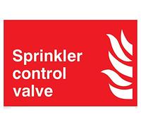 Viking Signs Fv357-a4l-3 m "Arroseur Vanne de régulation" Sign, 3 mm Plastique rigide, 300 mm H x 200 mm L