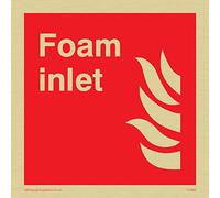 Viking Signs Fv369-s85-g "en mousse d'arrivée d'eau" Sign, rigide Doré, plastique, 85 mm H x 85 mm l