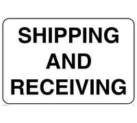 Viking Signs IV5271-A4L-3M Panneau « Expédition et réception », plastique rigide de 3 mm, 200 mm H x 300 mm l