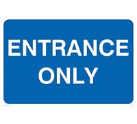 Viking Signs Mr584-a4l-3 m Panneau ''entrée seule'', 3 mm Plastique rigide, 200 mm H x 300 mm L