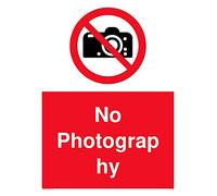 Viking Signs Pv1363-a3p-5 C "No Photography" Sign, Correx, 5 mm, 400 mm H x 300 mm L