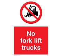 Viking Signs Pv58-a6p-v "No Fourche Lift camions" Sign, vinyle, 150 mm H x 100 mm l