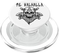Viking Skull Til Valhalla Norse Mythology Warrior PopSockets PopGrip pour MagSafe