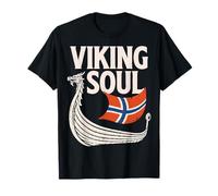 Viking Soul Norway Longship Scandinavian Pride T-Shirt