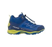 Viking Tind Mid GTX Chaussures de Marche, Bleu, Kaki, 32 EU