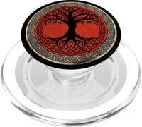 Viking Tree Yggdrasil Odin Wotan Norse Mythology Valhalla PopSockets PopGrip pour MagSafe