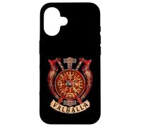 Viking Vegvisir Valhalla Norse Mythology - Color Version Coque pour iPhone 16