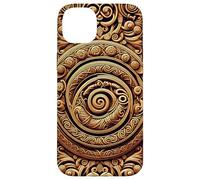 Viking Vegvisir Valhalla Norse Mythology Oseberg Style V2 Coque pour iPhone 14 Plus