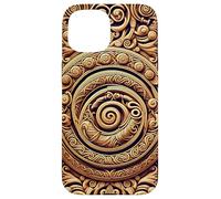 Viking Vegvisir Valhalla Norse Mythology Oseberg Style V2 Coque pour iPhone 15